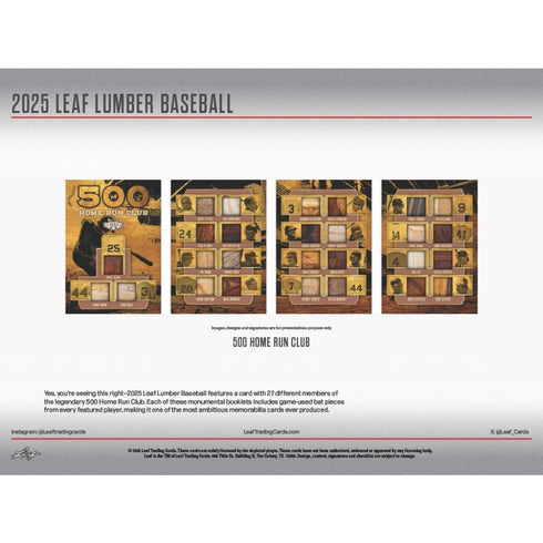 2025 LEAF LUMBER BASEBALL
